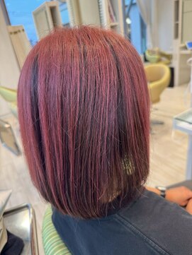 ビス フルール 日暮里店(Vis fleur) ボブヘア/ダブルカラー/アンブレラカラー