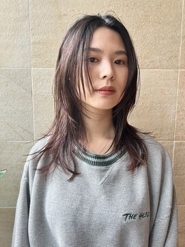 ビュートリアム265(BEAUTRIUM 265) 顔まわりカット レイヤー マロンブラウン 銀座