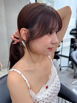 ロンドワン 三宮元町(Lond one) 韓国レイヤー/顔周りカット/フェイスレイヤー/前髪