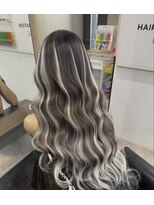 ラピス 横浜(Lapis)&nbsp;アッシュグレージュエクステハイライト