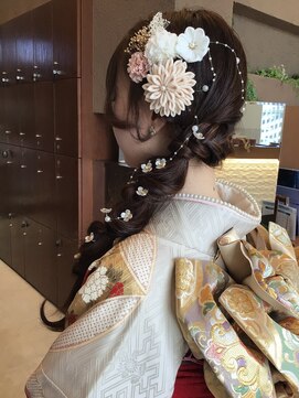 ヘアー リッツ 武豊店(Hair Ritz) 成人式ヘアセット、編みおろし