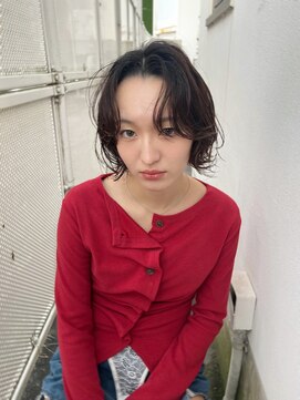 ブランコトレス 鏡島(BLANCO tres) レイヤーボブ/レイヤーカット/ニュアンスパーマ/ボブパーマ