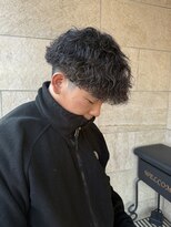 髪屋 紬&nbsp;メンズ/メンズパーマ/メンズカット/波巻きスパイラルパーマ