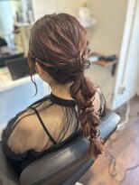 ヘアーアンドメイク ルシエル(hair&make Luxiel)&nbsp;大人ローポニー☆ヘアアレンジ