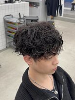 テンション(tension) メンズカットシャドウパーマツイストスパイラルパーマ札幌大通