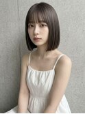 *艶ストレートボブ×シアーグレージュ*