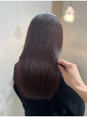 三重四日市韓国レイヤーカットブリーチなしダブルカラー髪質改善