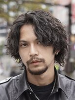 フィフス 大分(fifth)&nbsp;大分ツイストスパイラルパーマメンズカットラウンドマッシュ強め