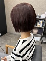 コク 千葉駅西口(COQU)&nbsp;ミニボブ/ボルドーカラー/千葉【積田佳奈】
