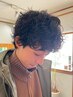 【メンズ限定】カット+デザインパーマ+ウルトラファインバブル