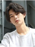 吉祥寺、フェザーパーマセンターパートコンマ韓流ヘアスタイル