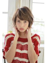 コピーヌ 高田馬場店(Copine)&nbsp;♪自然なハネ感×3Dカラーでキュッと小顔に見えるショート♪