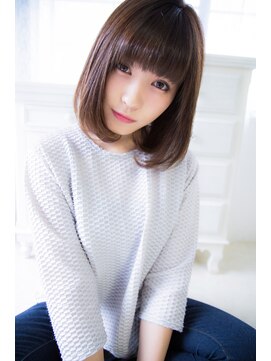 アンジュ ヘアー(Ange hair) アンジュヘアー　うぶバング　グレージュボブ