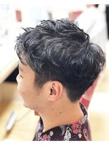 ヘアークリアー 春日部 メンズ/ブロックパーマスタイル/大人のツーブロック