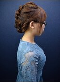 【結婚式ヘアアレンジ】
