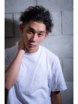 チルチェア 渋谷店(CHILL CHAIR)&nbsp;オールバック×パーマ <渋谷> <理容室> <バーバー>