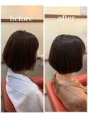  髪質再生ヘアスタイル