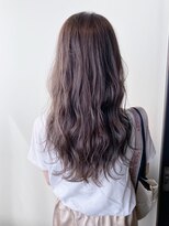 ☆スタイル☆　LIBERTE くすみピンクベージュ×ナチュラル巻き