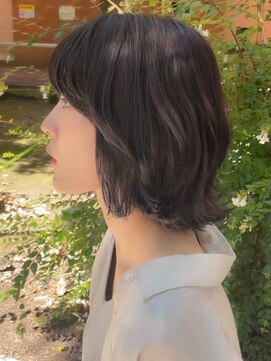 ロンドプランタン 恵比寿(Lond Printemps) アンニュイ外ハネボブ　伸ばしかけヘア