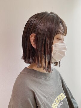 アンドチル 渋谷(AND CHILL) ぷつっとカジュアルボブ/切りっぱなしボブ/タッセルボブ【渋谷】