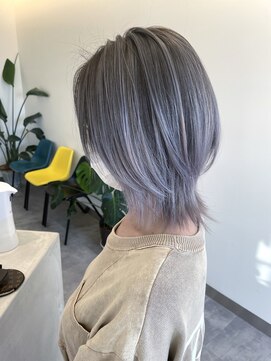 フェーディン(fa/din) バレイヤージュラベンダーシルバー