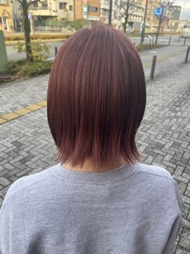 アース 町田店(HAIR & MAKE EARTH) ピンクカラー【ブリーチなし】