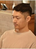 7:3風ショートアップバング【メンズカット/メンズヘア】