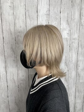 ビューティドレッセヤマノ 池袋パルコ(Beauty Dresse YAMANO) 【ダブルカラー】【マッシュウルフ】【デザインカラー】ブリーチ