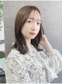 韓国風顔まわり×透明感ミルクティーベージュ【福岡/博多】