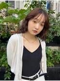 △癖毛風ボブパーマミディアムパーマデジタルパーマロブヘア
