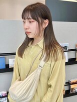 ケーツー あべのキューズモ-ル店(K-two) 顔周りカット*ナチュラルレイヤーヘア*柔らかベージュカラー