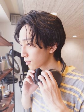 ボコカ(bococa) 【macana指名】センターパート　毛流れパーマ