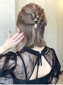 花田/ヘアセット/結婚式ヘアセット/お呼ばれヘア/下北沢/夏