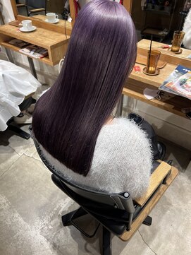 へアサロンアンドカフェガーデン(hair salon&cafe GARDEN) ダブルカラー/ケアブリーチ/ラベンダーカラー