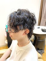 マキシム ナカイ(MAXIM NAKAI)&nbsp;メンズツーブロックマッシュウルフスパイラル波巻きパーマ