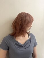 小森谷,ボブルフ,小顔,ワンレン, ピンクグレープフルーツj35
