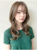 ●ブリーチなし/透明感溢れる/ミルクティーベージュ