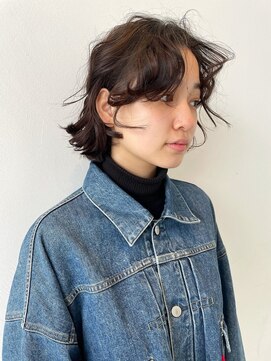 ソイ コンク 下北沢(soi conc) 【nuance】ミニボブ_ニュアンスウェーブ_センターパート