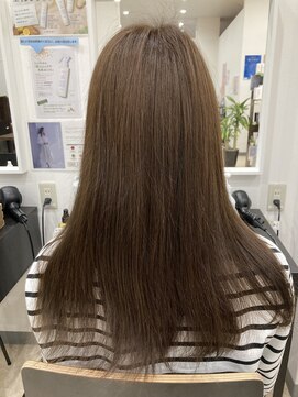 ビーズカラーイオン 酒田南店 春カラーカーキグレージュ8/3月