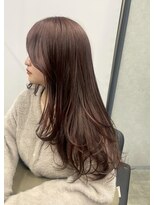 シエンゴールド(CIEN gold)&nbsp;レイヤーカット/ピンクブラウン/顔周りカット#浜松駅#カラー