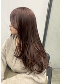 レイヤーカット/ピンクブラウン/顔周りカット#浜松駅#カラー