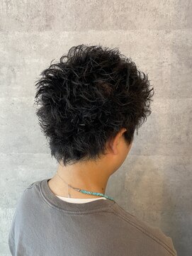 ブレイブ ヘアデザイン(BRaeVE hair design) メンズピンパーマスパイキーショート