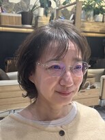 ヘアリゾート粋 リマ 銀座店(lima)&nbsp;イノアカラー/グレージュカラー/前下がりショート