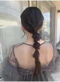 ふわふわ編み下ろしアレンジ