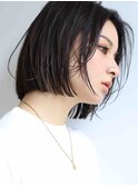 ワンレンカット
