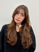 ヒュー 広島(HEW)&nbsp;20代30代大人かわいいレイヤーカットブラウンベージュ
