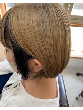 ロッソ ヘアアンドスパ 北千住店(Rosso Hair&SPA) 逆インナーカラー【北千住】
