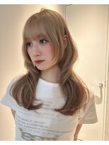 チル 福井駅前店(Chill) 福井レイヤー顔まわり韓国くびれブロンドハッシュカット学生