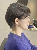 マッシュショート/ショートカット/白髪ぼかし　【豊中・岡町】