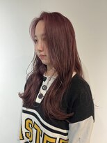 ラ ミュウ 八王子(LA.MIU)&nbsp;カシスレッド　くびれヘア　ラベンダー　秋冬　ダークカラー